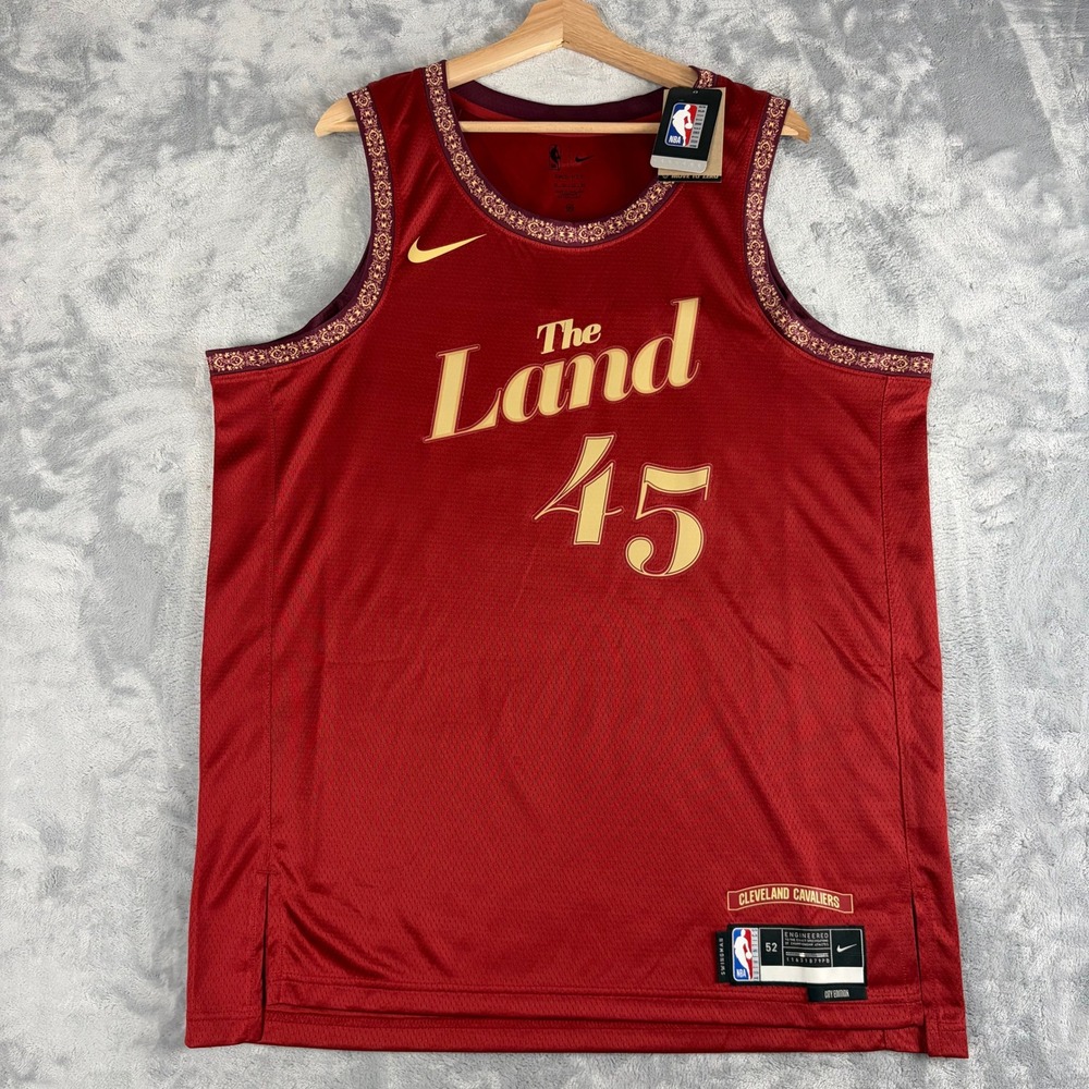 Nike Cleveland Cavaliers Donovan Mitchell City Edition Jersey Mens XL DX8498-601
